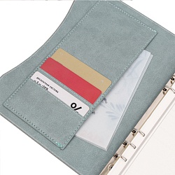 ежедневник а5 недатиров. 100л обложка кож.зам. серая на кольцах