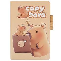 Блокнот 11*16см 80л "Капибара" в клетку