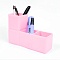 органайзер-трансформер  настольный пластиковый 3 отделения розовый