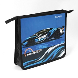 папка для тетрадей а5 на молнии "superfast"