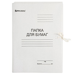 папка картон. 300г/м2 с завязками, до 200 листов