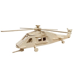 сборная модель из дерева вертолёт 