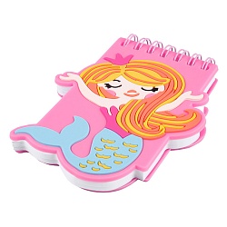 Блокнот фигурный  7*11см 80л "Русалка" на спирали