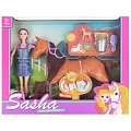 Кукла "Sasha" с лошадкой.Игрушка