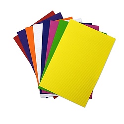 бумага цветная гофрированная  а4 8л 8цв "медведь"