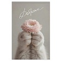 Блокнот А5 40л на склейке "Cat&Flowers.2"