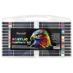 маркеры акриловые 48 цветов