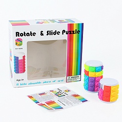 головоломка "цилиндр" в наборе 2шт.игрушка