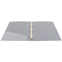 папка с 4-мя кольцами 25мм 700мкм серая