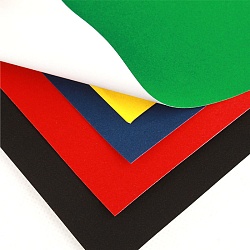 бумага цветная бархатная а4  5л. 5цв. "весёлые животные" в папке