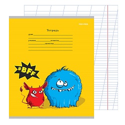 тетрадь  12л косая линия цв. обл "микс-5785"