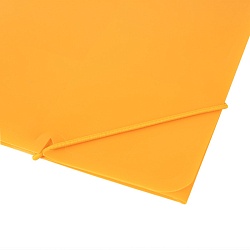 папка на резинке а4  300мкм жёлтая
