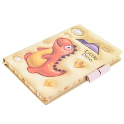 Блокнот А6  80л обложка "Дино" с рисунком 3D эффект