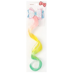 заколка-зажим для волос с прядью