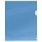 папка-уголок а5 синяя  стамм