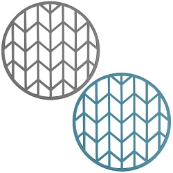 подставка под горячее в форме круга ассорти