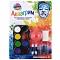набор аквагрима для детей (8 цветов,нос клоуна-1шт,губ.помада-2шт,спонж-1шт,аппликатор-2шт)