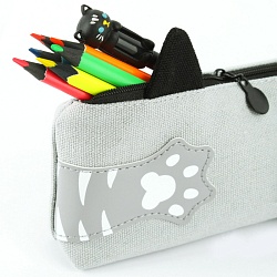 пенал мягкий тубус "мяу"  ассорти