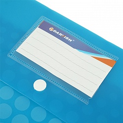 папка-конверт на кнопке а4 160мкм (ассорти)
