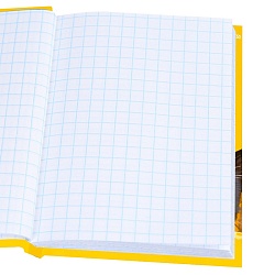 книжка записная  а6  48л "два чёрных котика" 7бц, глянц.лам.