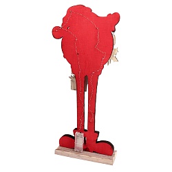 сувенир "санта" h60см дерево