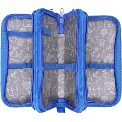 пенал 3отдел. 190*105мм шотландка