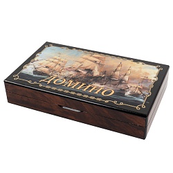 настольная игра "домино" в шкатулке