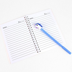 Блокнот подарочный  12*17см 38л  с ручкой "Единорог" ассорти (4 вида)