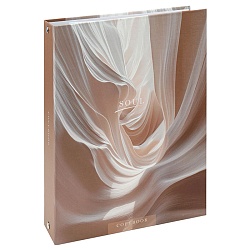 тетрадь на кольцах 160л  "пастельный цвет"