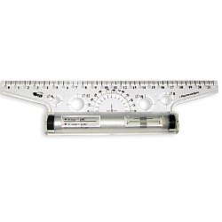 линейка-рейсшина  22см. металлический ролик