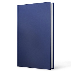 ежедневник недатированный  а5 112л оттенки синего обложка бумвинил