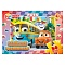 пазл   54 детали    весёлые машинки