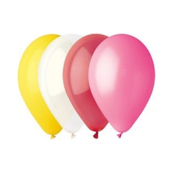 шар воздушный  7" пастель ассорти 100шт/уп
