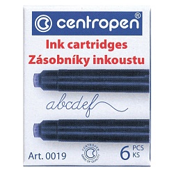 картриджи чернильные синие centropen (набор)