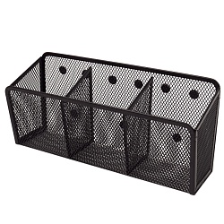 органайзер магнитный металлический 3 отделения чёрный