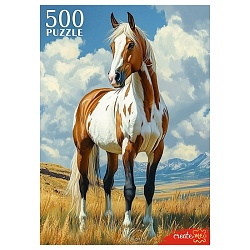 пазлы  500 элементов лошадь в горах