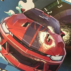 Блокнот 15,5*21см 80л на спирали в клетку "Скорость"