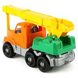 машинка кран "добрыня" строительный 20см