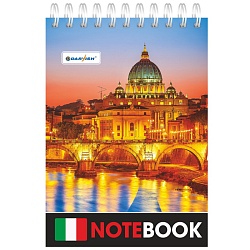 Блокнот 10*14см  60л  "Города" на гребне