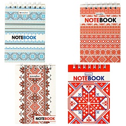 Блокнот  7*10см  60л  "Орнаменты" на гребне