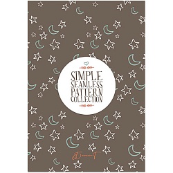 Блокнот А5  40л "Звездное небо. Паттерн" на гребне нелинованный блок 