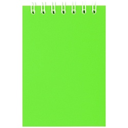 Блокнот  7*10см  60л пластиковая обложка ассорти на гребне