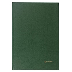 книга учета 96л а4 обложка бумвинил  зелёная