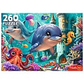 Пазлы  260 элементов Удивительный подводный мир