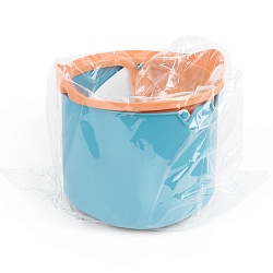 ёмкость для мусора настольная синяя