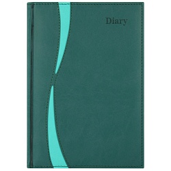 ежедневник 14*20,5см недатиров. 192л  обложка к/з двухцветный