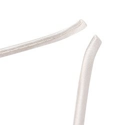 ободок бежевый для волос с короной