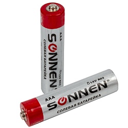батарейки sonnen aaa(lr03) комплект 4шт солевые в спайке 1,5в