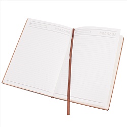 ежедневник а5 недатиров.  96л обложка кож.зам. чёрная