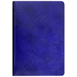 книжка записная 13,5*19см  "darvish" обложка кожзам с узором и цветным срезом